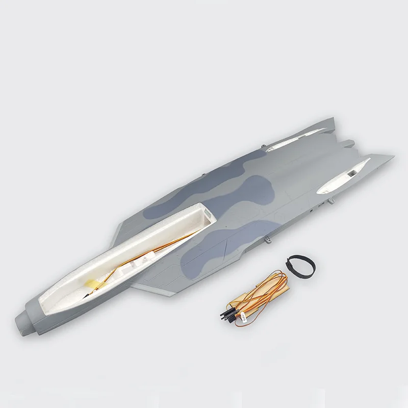 Xfly Twin 40mm F-22 Raptor Accessory Fuselage, Main Wings, Flat Tail, Vertical Tail, Nose Cover, Landing Gear, Engine