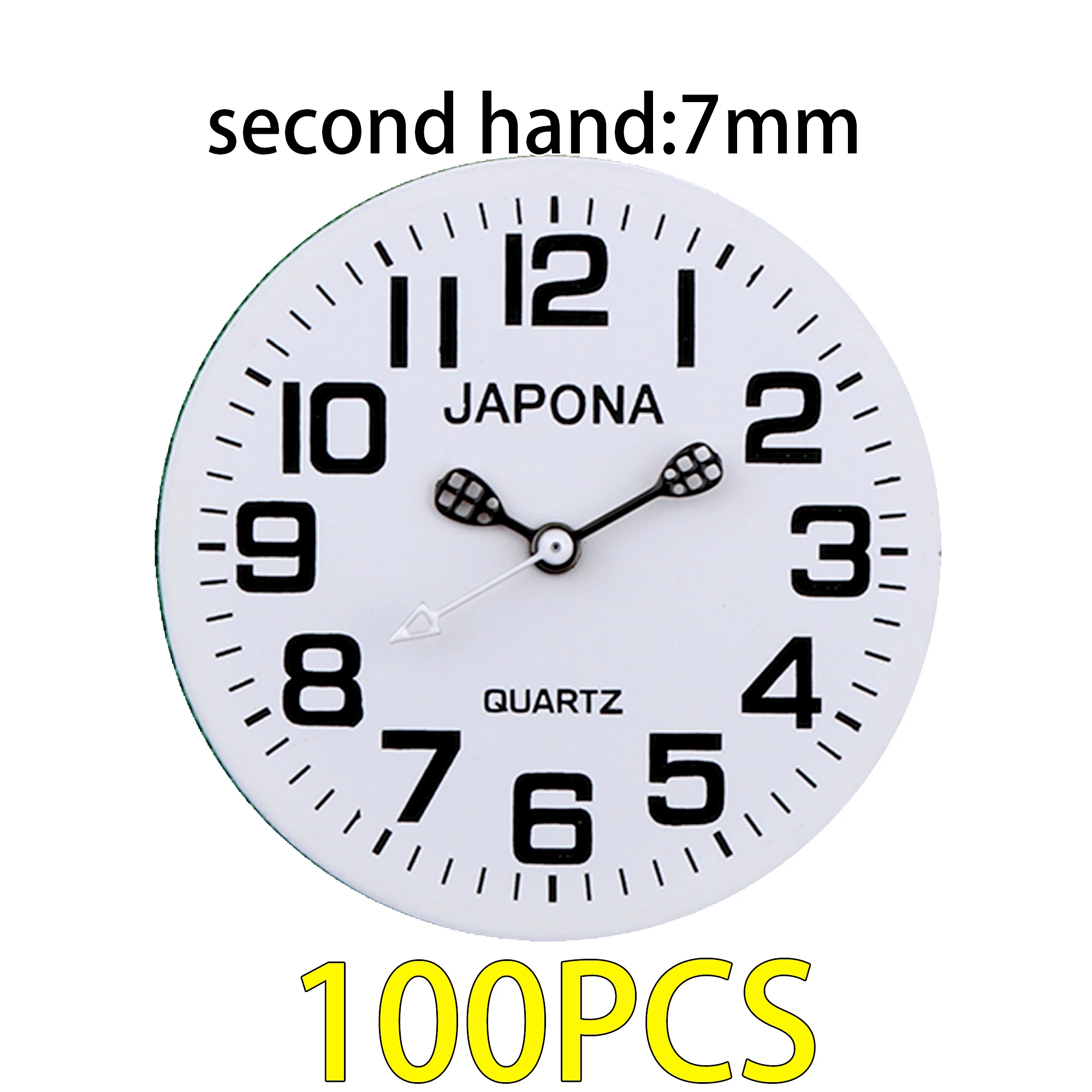 100pcs watch hands black and white Watch hand Watch pointer 2035 watch hand, applicable PC21 hand sl68 hand gl68 hand sl39 hand