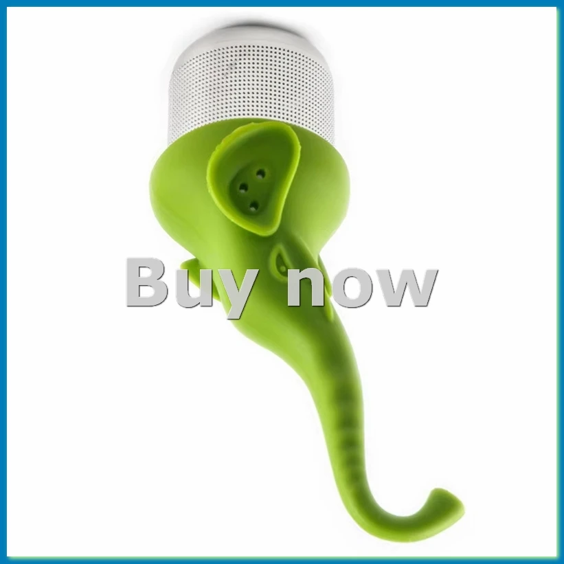 Stainless Steel Elephant Tea Infuser, Silicone Handle, Kitchen Teaware for Loose Leaf, Coffee & Spice Sieve-A75P