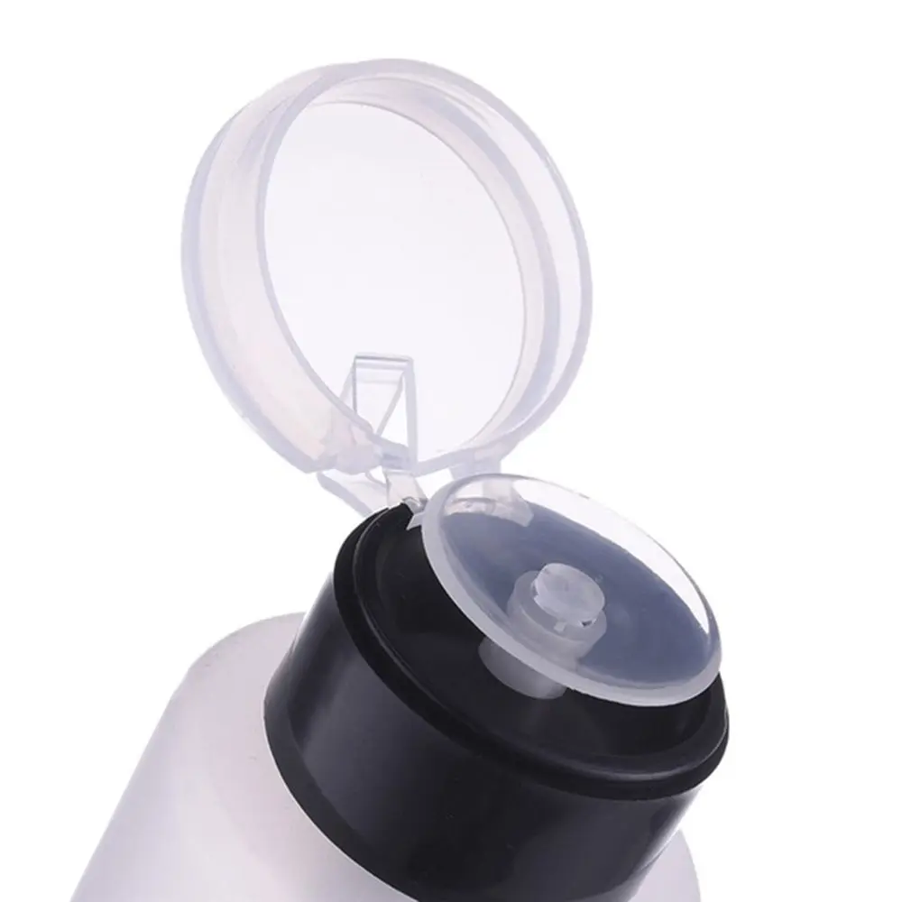Top Quality Liquid 60mL Manicure Clean Acetone Empty Bottle Nail Polish Remover Pump Dispenser Container view 4
