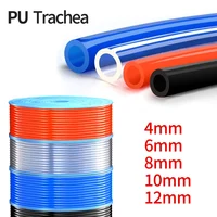 Manguera de componente de aire de 10M/20M/50M/100M, tubo de poliuretano de 4mm, 6mm, 8mm, 10mm y 12mm, tubo neumático para compresor