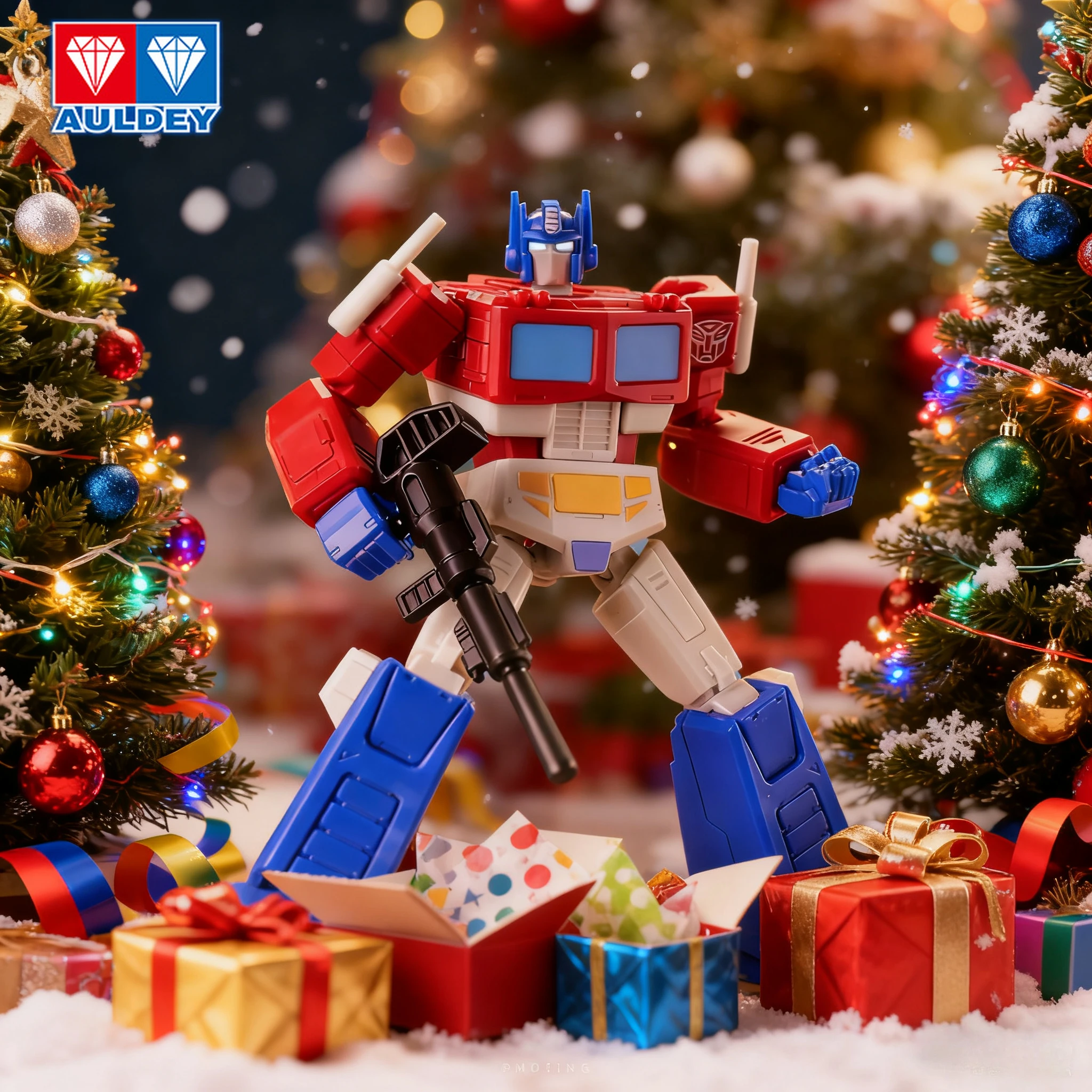 AULEDY Official Transformers Action Figure, Optimus Prime/Megatron Blind Box, Collectible Poseable Model, Movable Joints Design