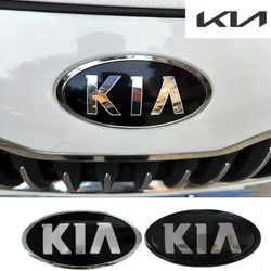 Emblema de capó delantero de coche, insignia de maletero trasero, pegatina para KIA sportage ceed sorento cerato optima picanto rio soul k3 k5, ajuste stónico