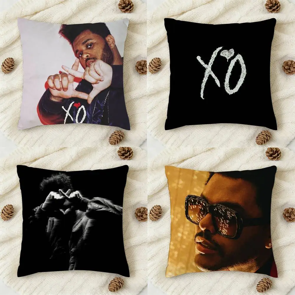 

The W-Weeknd XO Double-sided Printed Square Decorative Cushion Cover for Sofa Living Room Home Decor