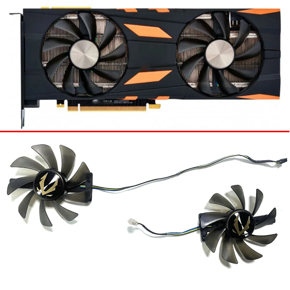 85MM CF9015H12S Graphics Card Fan Video Card Cooling Fan for INNO3D RTX 2080ti 2080 Ti 2070 TWIN X2 Graphics Repair Part