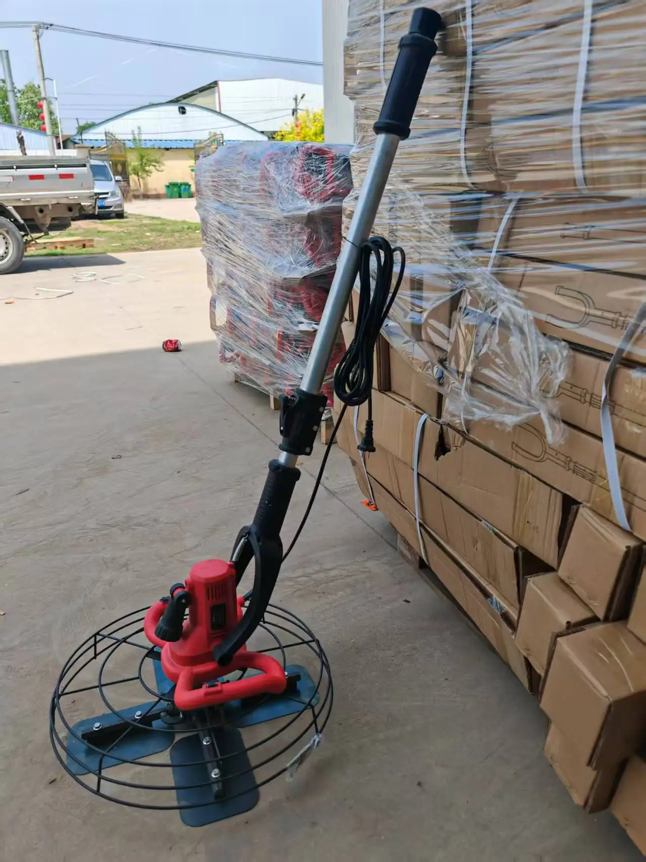 Portable Hand-Held Electric Automatic Plaster Smoothing Machine for Cement Wall Finishing and Rendering Work Trowel Machine-in