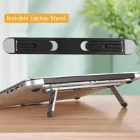 Portable Height-adjustable Invisible Bracket for Cooling Laptops, Creative Suspended Stand Height, Mini Invisible Folding