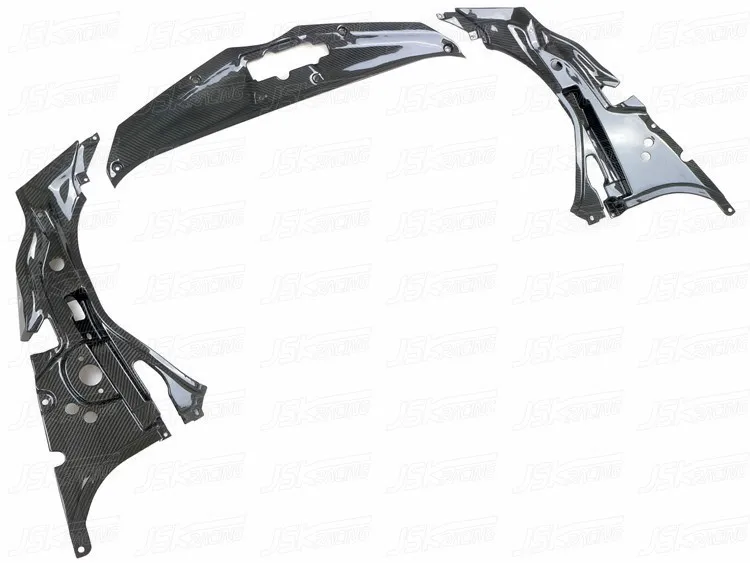 CARBON FIBER FRONT HOOD COVER (4 PCS) for 2011-2015 LAMBO AVENTADOR LP700-4