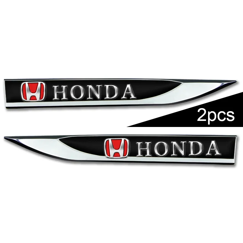 2PCS Leaf Board Car Side Strip Decal Sticker Modification For Honda odyssey 2019 2020 2021 civic 10th gen dio Car Accessories