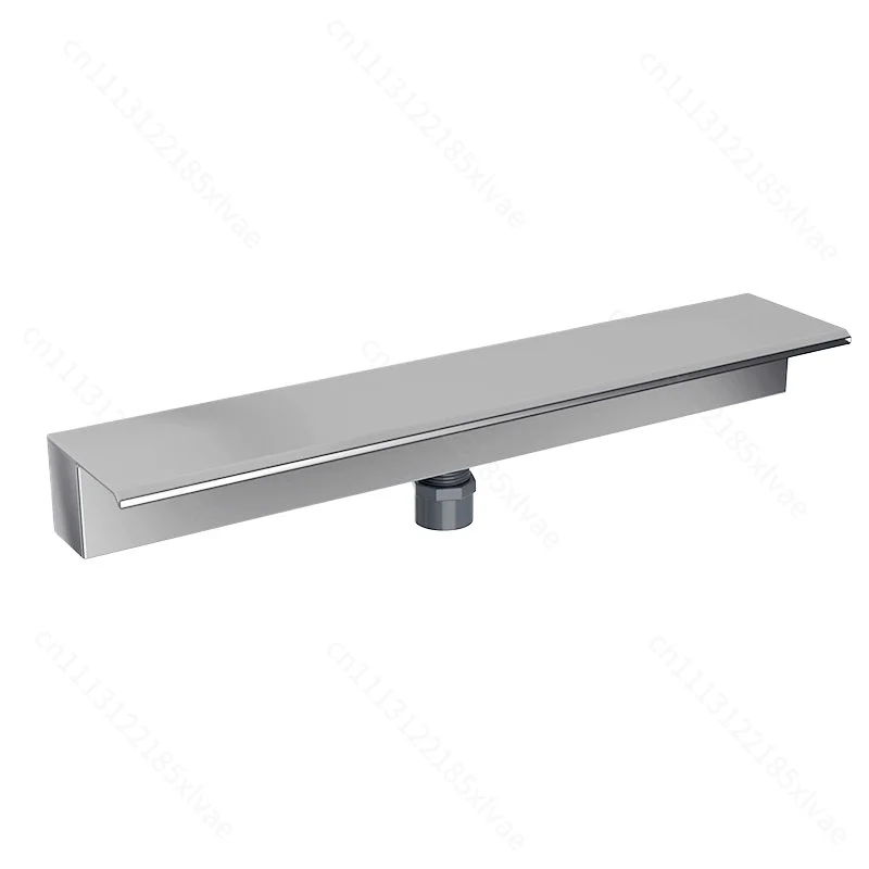 Stainless steel waterfall  outlet, fish pond water curtain landscape, water wall landscape sink, courtyard water outlet