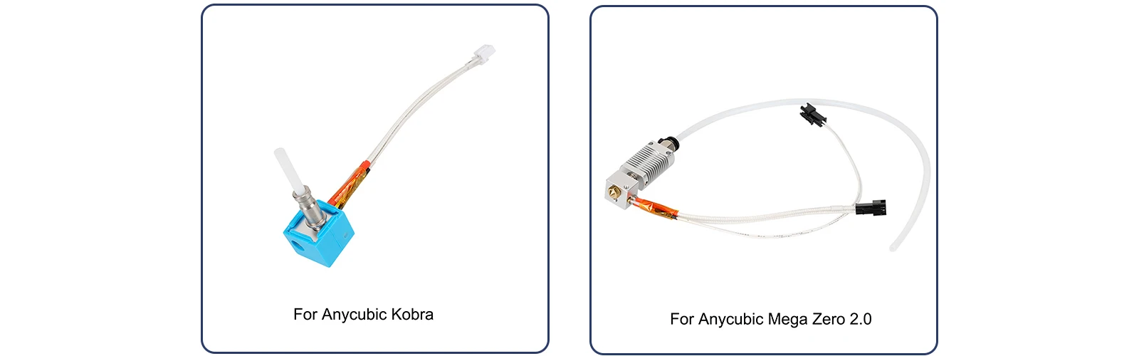 Verbesserter Hotend-Heizblock für Anycubic I3 Mega S Mega Zero 2.0 Kobra Chiron Vyper 12V 24V Heizung J-Kopf Heat Break Hot End – Detail 2