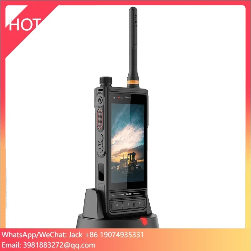 Aoro High Quality Android 10 Dual Band UHF VHF DMR Beidou Tiantong Satellite Phone Waterproof Used In Desert