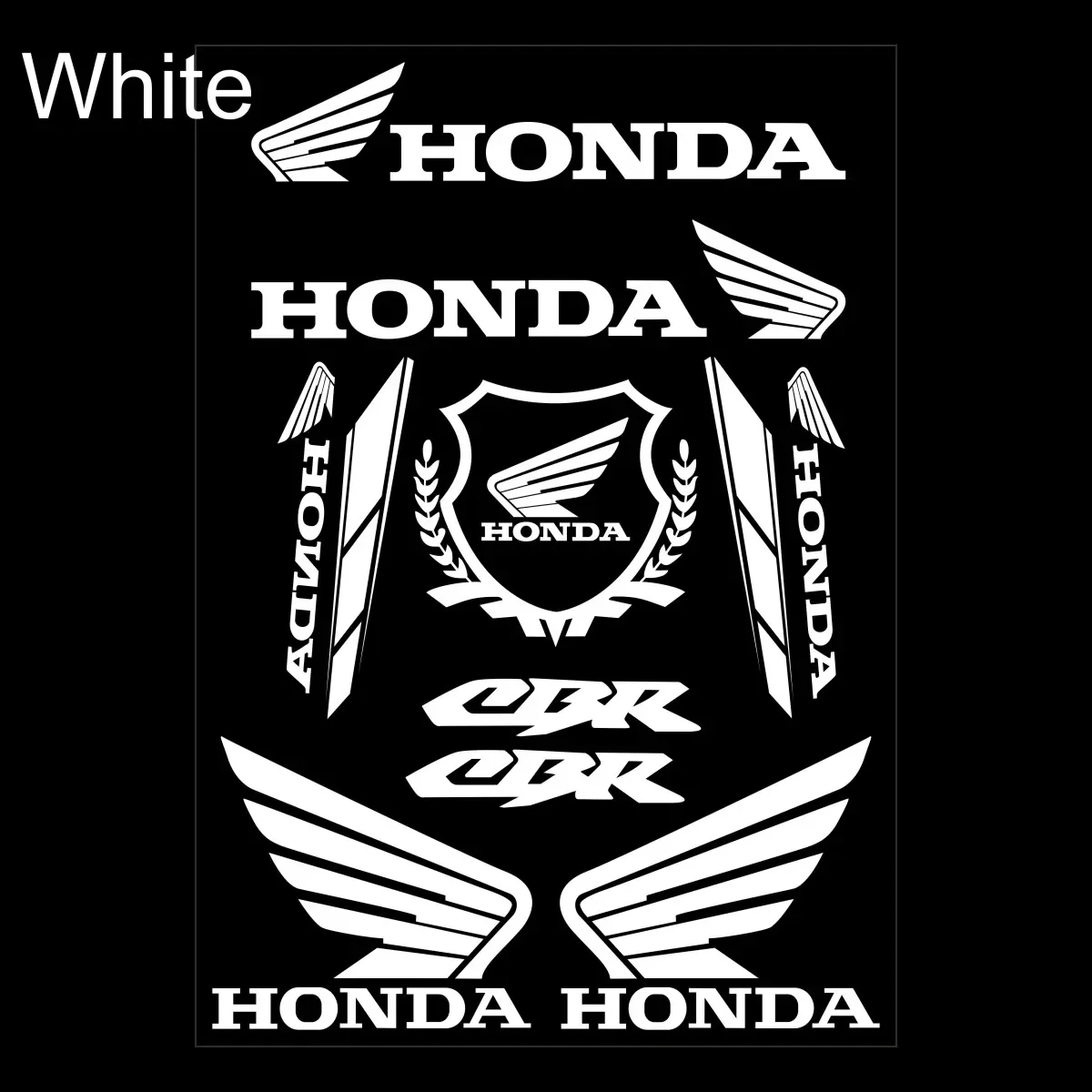 

Reflective Honda Stickers Motorcycle Decals Logo Accessories for Honda Hrc Cbr Cbr1000rr Cbr650f Cbr600rr Cbr500r Cbr250r