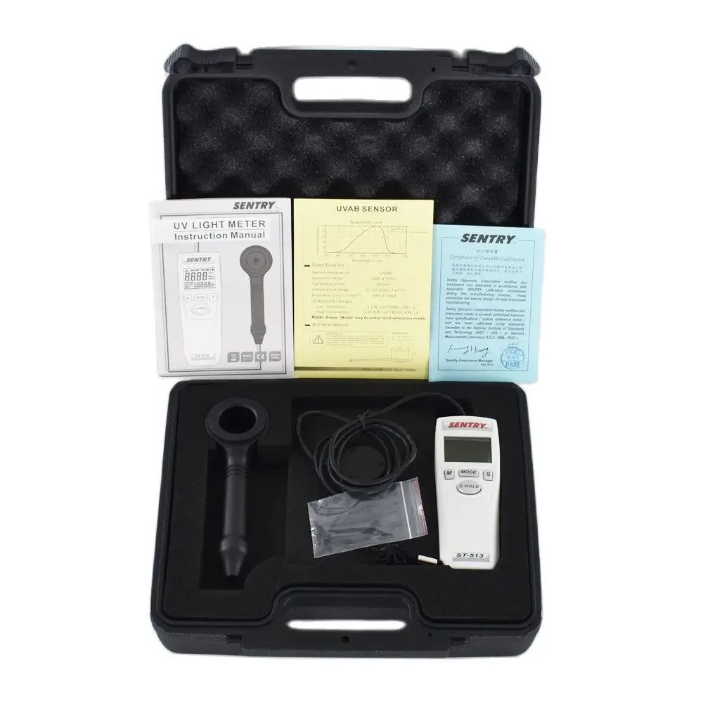 UV Irradiometer UVABC Radiation Detector Table Illuminometer ST512