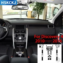 For Land Rover Discovery 4 2010-2016 Cars Accessories Interior Air Outlet Gear Cupholder Side Trim Sticker Gloss Black Plastic