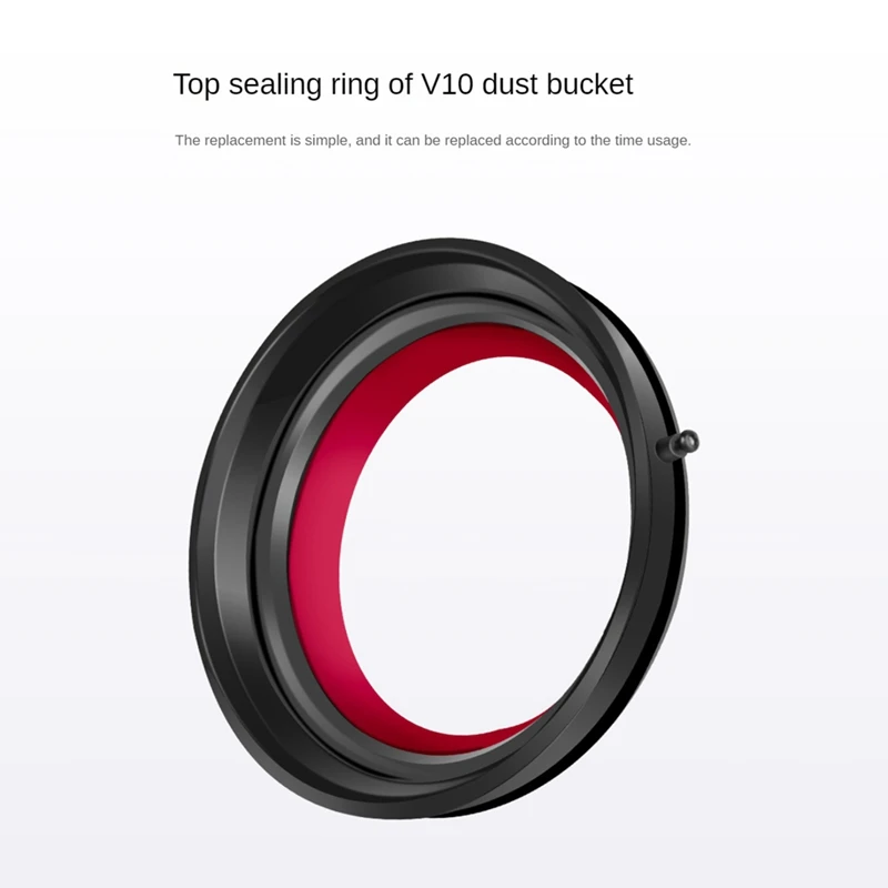 แหวนปิดผนึกกันฝุ่นสำหรับเครื่องดูดฝุ่น Dyson V10 SV12อะไหล่แหวนกล่องปิดผนึกฝุ่น