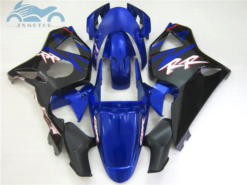 ABS plastic Motorcycle fairings for CBR900RR 2002 2003 black blue fireblade fairing body repair parts CBR954  CBR 900RR 02 03