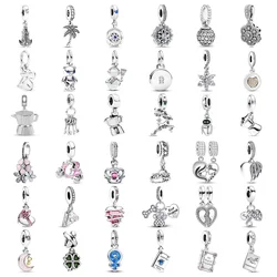 2024 925 Silver Forever Family Motorcycle Cake Pendant Charm Bead Fit Original Bracelet Women DIY Jewelry