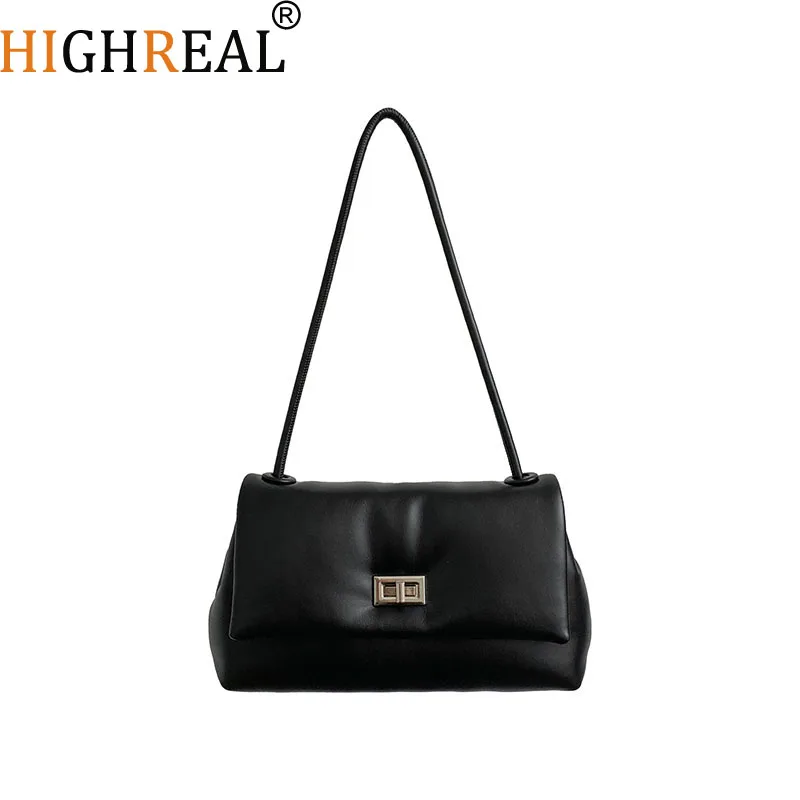 

Модная стеганая сумка-тоут для женщин, мягкая сумка через плечо из искусственной кожи, высококачественная сумка-клатч, дизайнерская сумка класса люкс, НОВИНКА с клапаном