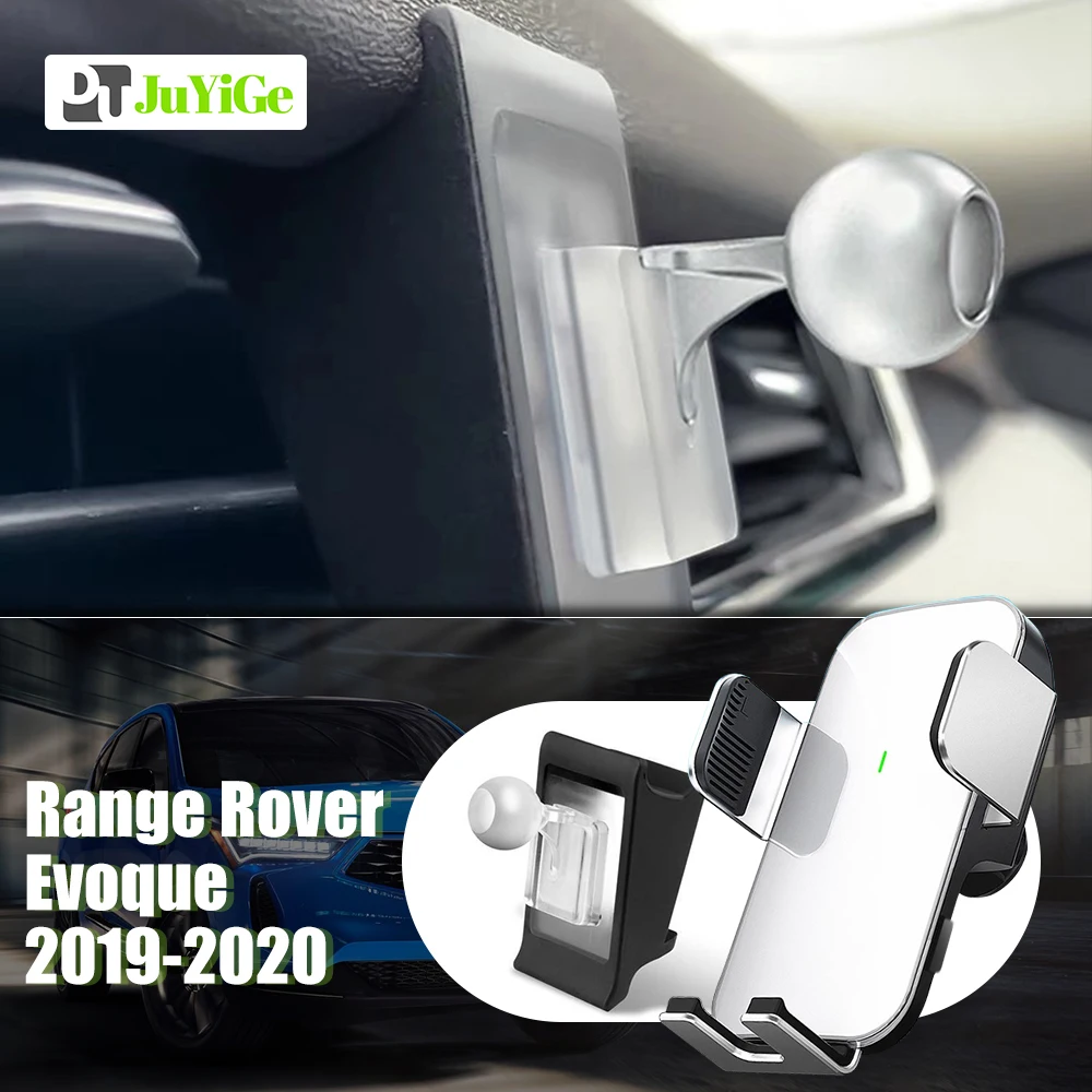 

For Land Rover Range Rover Evoque 2019-2020 Car Mobile Phone Holder Special Fixed Bracket Solar Magnetic Wireless Charging