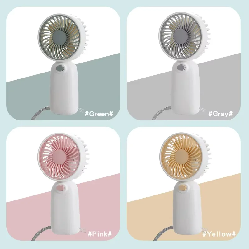 Mini Handheld Fan Portable Handheld Mini Desktop Fan for Indoor Outdoor Travel Camping
