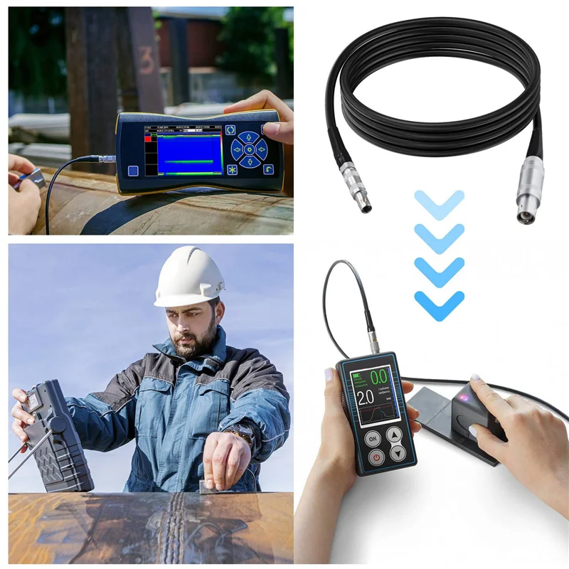 

ABKQ-2X FFA 1S 1 C9 к FFA 00S 00 C5 соединительный кабель RG174 для разъема ультразвукового дефектоскопа, проводные клеммы