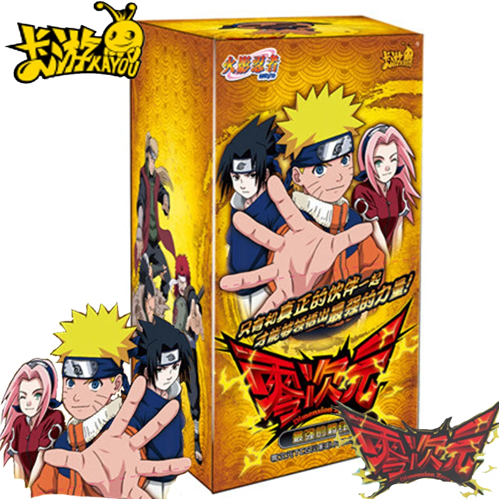 Wholesale Kayou NARUTO Card For Child Nara Shikamaru Inuzuka Kiba Action Adventure Anime Limited Game Collection Card Kids Toys