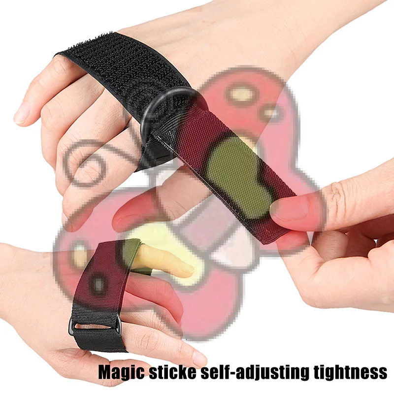 

1pc Aid Utensil Cuff Holder Strap Elastic Eating Assistance Cuff Spoons Forks Knife Fixing Band Patients Elderly And Disabled