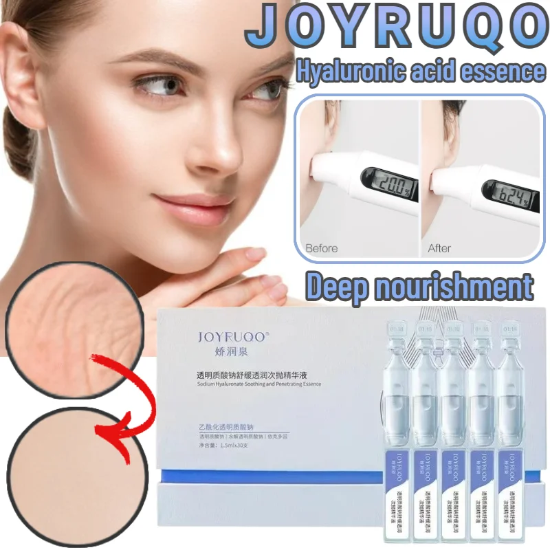 Joyruqo Sodium Hyaluronate Soothing Moisturizing Hyaluronic Acid Essence Maintains Stable Skin and Deeply Nourishes