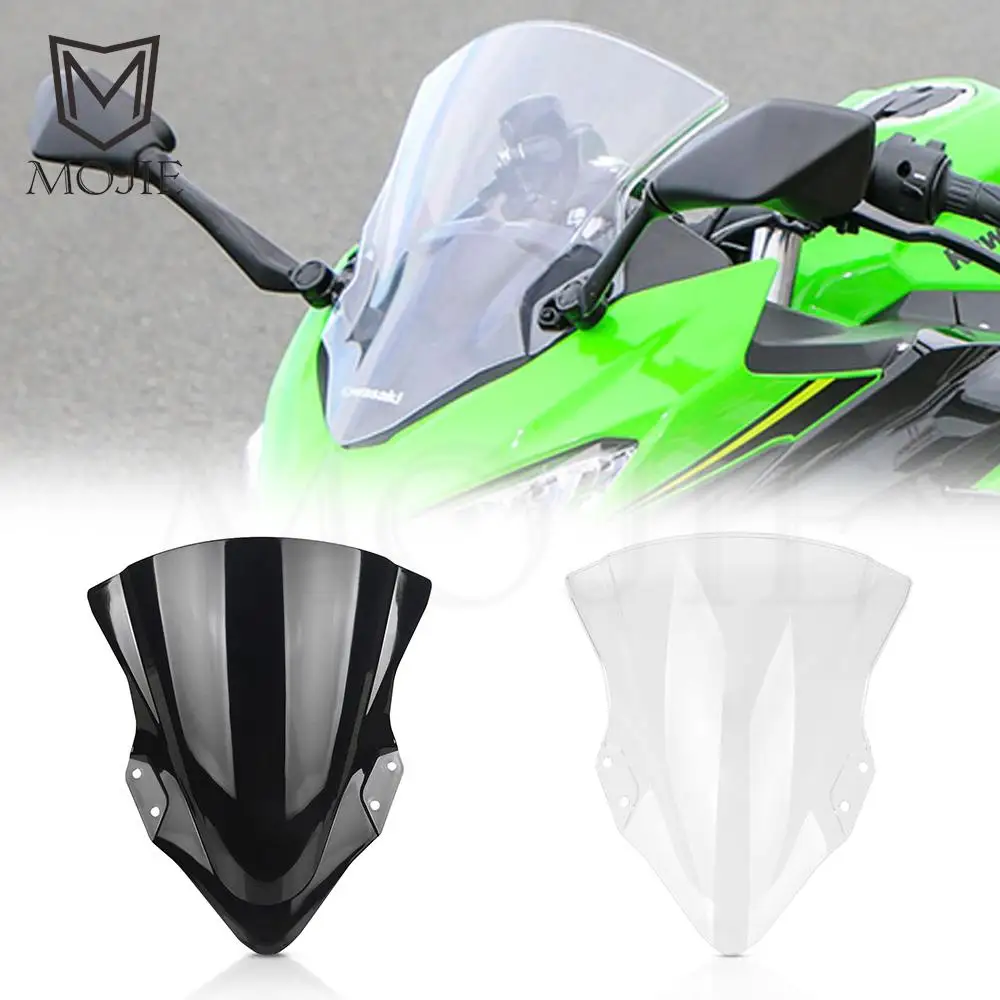 

For Kawasaki Ninja 250 NINJA 400 EX400 EX 400 Front Screen Windscreen Windshield Deflector Protector 2018-2019 2020 Motorcycle