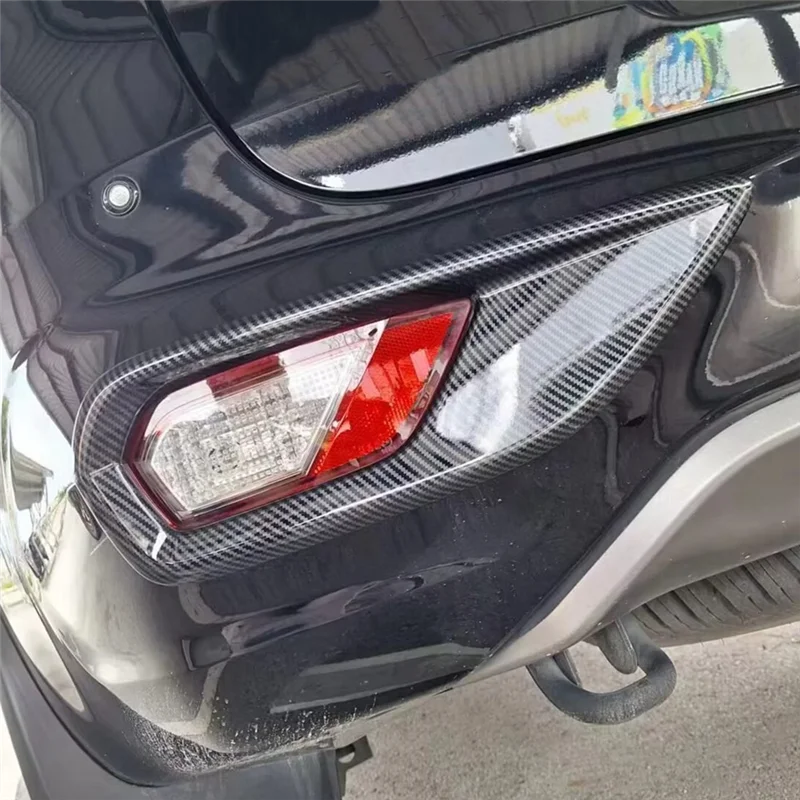

Rear Tail Fog Light Lamp Cover Trim For Isuzu MU-X Mux 2022 2023 Exterior Accessories Carbon Fiber