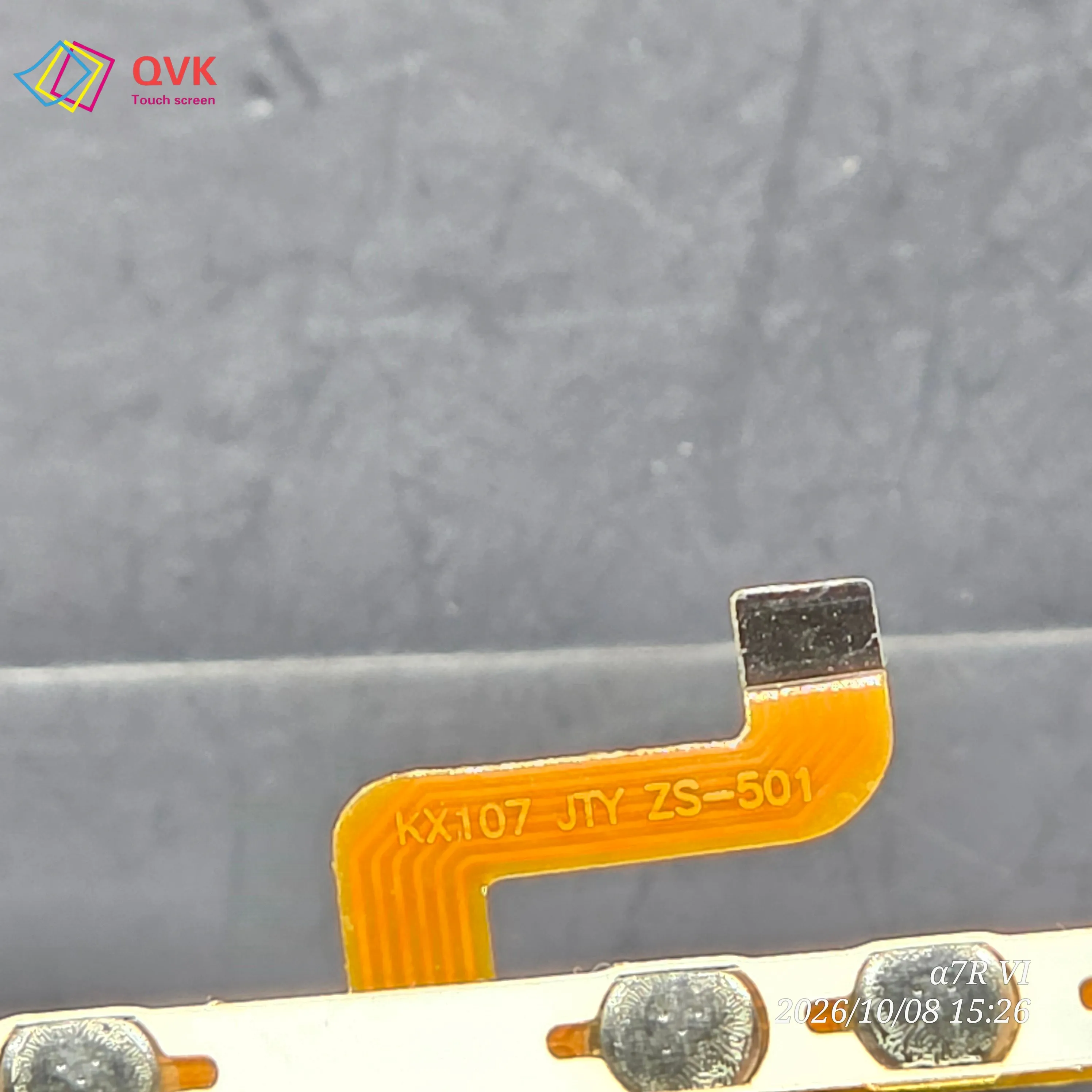 For KX107 KS JTY ZS-501 6PIN 37MM Tablet spare parts Switch on off Power Volume button Cable Flex