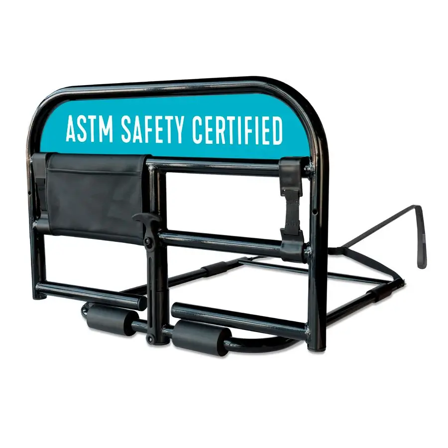 

Предохранительный поручень Prime Safety для кровати, бариатрическая ручка для взрослых, пожилых людей и людей с ограниченными возможностями, съемное ограждение и опора для подъема, подходит для большинства кроватей King-сайз.