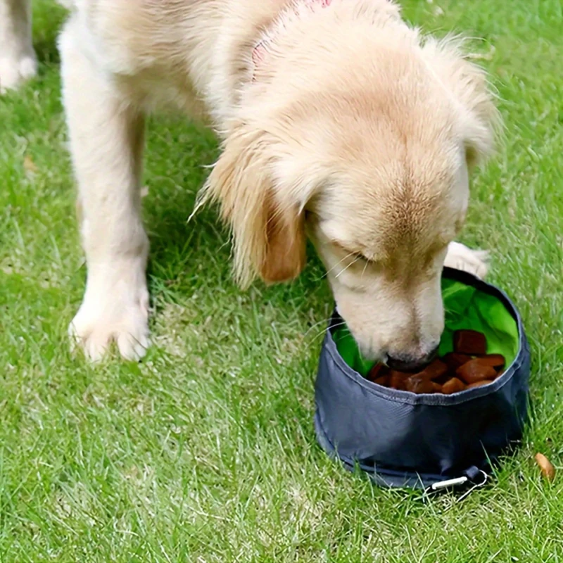 Portable Pet Water Food Feeder Bowl convenient Collapsible Feeding Water For Dog Puppy Cat Outdoor Folding Bowl Pet Supplies