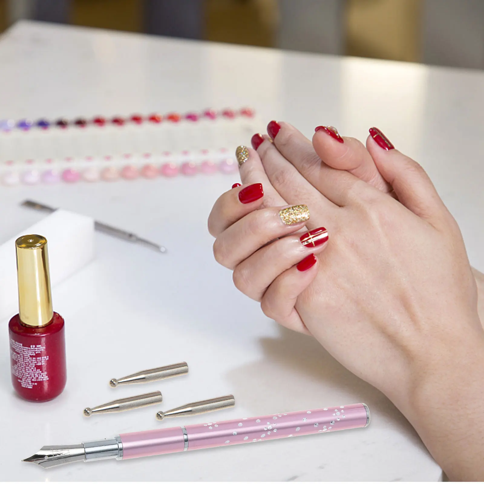 

Nail Art Dotting Tools Stainless Steel Manicure Accessories Painting Pens for Nail Painting Tools Nails Practical Long Life