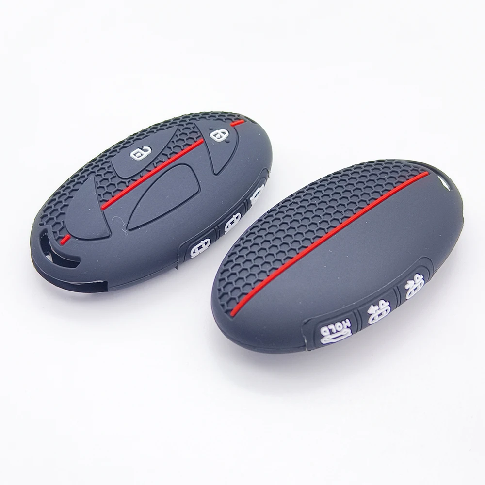 Xinyuexin Silicone Key Cover for Hyundai Tucson Elantra Ioniq 2023 2024 2025 5 Button Remote Smart Key Case Protection 2 Pcs/lot