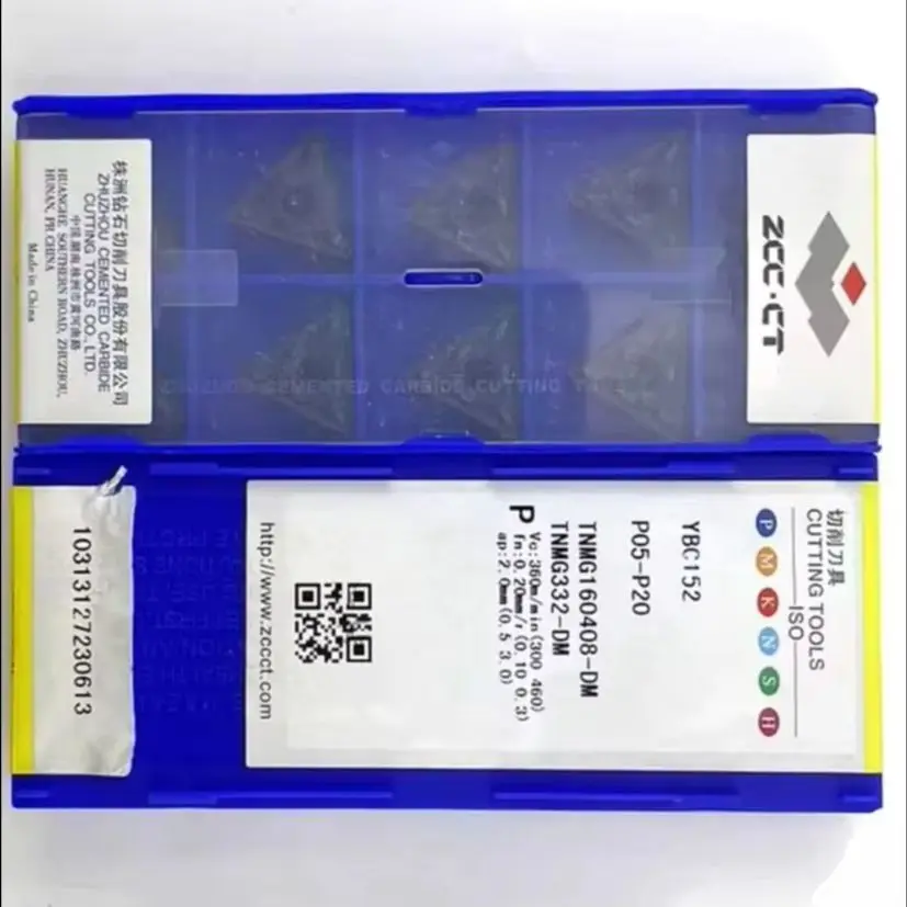 

TNMG160404-DM YBC251 YBC252 YBC152 YBD152 YBG202 YBM251 TNMG332 ZCC.CT CNC blade carbide inserts turning tools inserts 10pcs/box