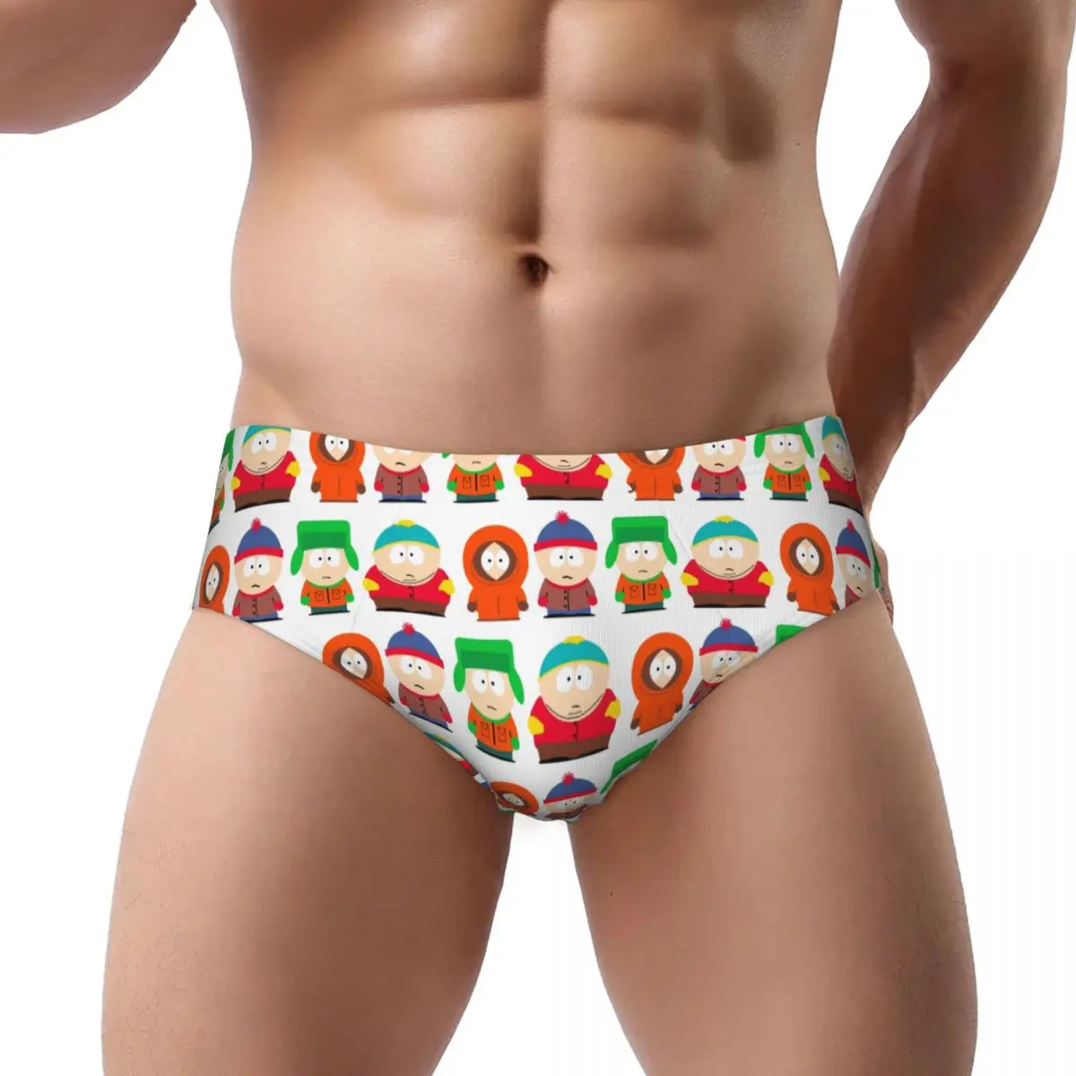 Custom Cartoon Anime Movie SouthPark Men's Briefs Panties Men's Comfort Underwear Underpants