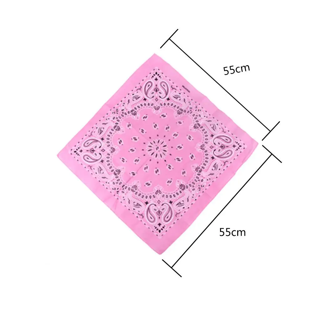 Женский 55 см * 55 см для граффитины B-Boyin, спортивная повязка на голову, шейный браслет, шарфы с пейсли, бандана, носовой платок, квадратный шарф