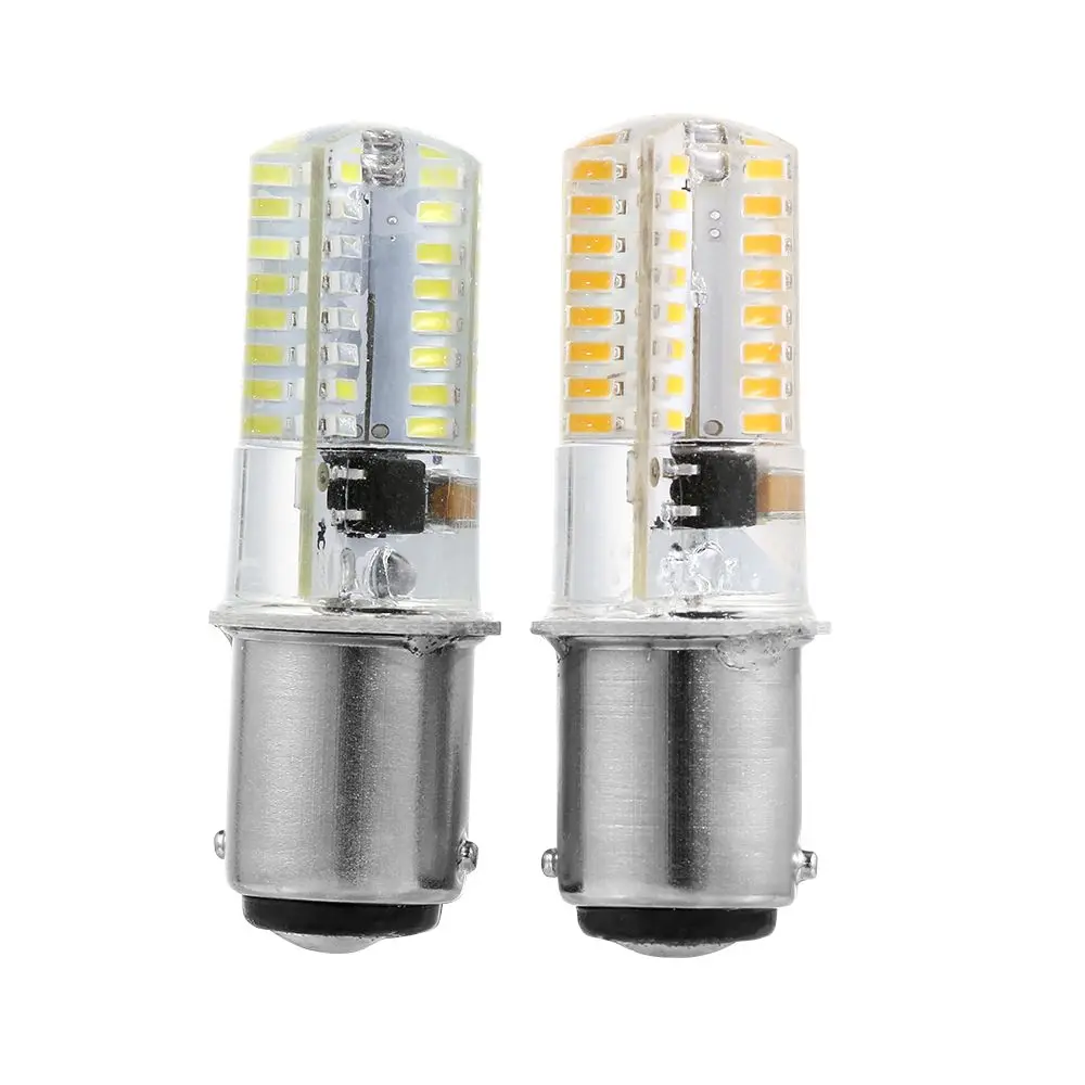 

for Sewing Machine 2.6W 64SMD 3014 Crystal Lamp LED Corn Bulbs 110/120V BA15D