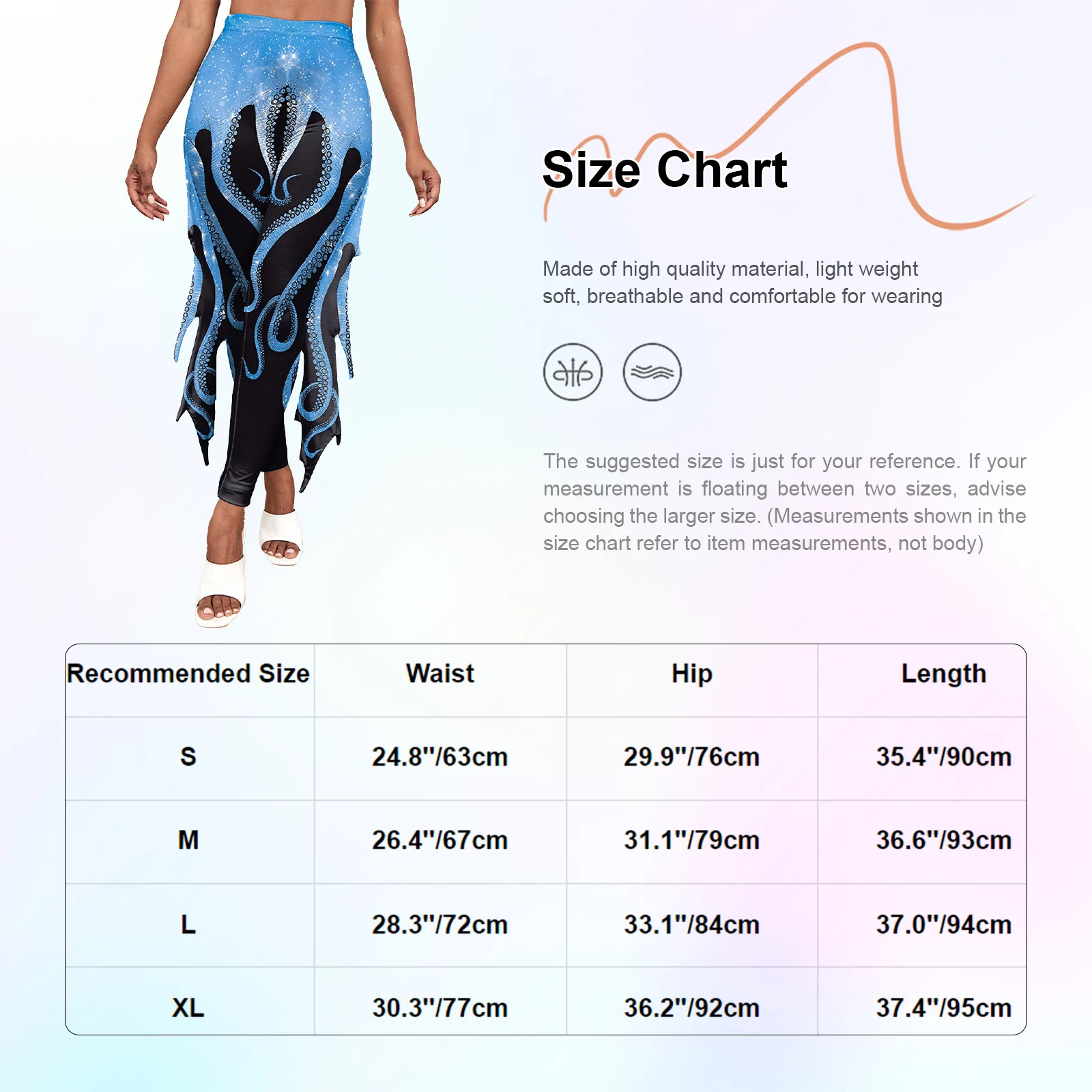 Women Fashion Fish Scale Print Pants Halloween Carnival Mermaid Cosplay Costume High Waist Pencil Trousers Yoga Fitness Leggings