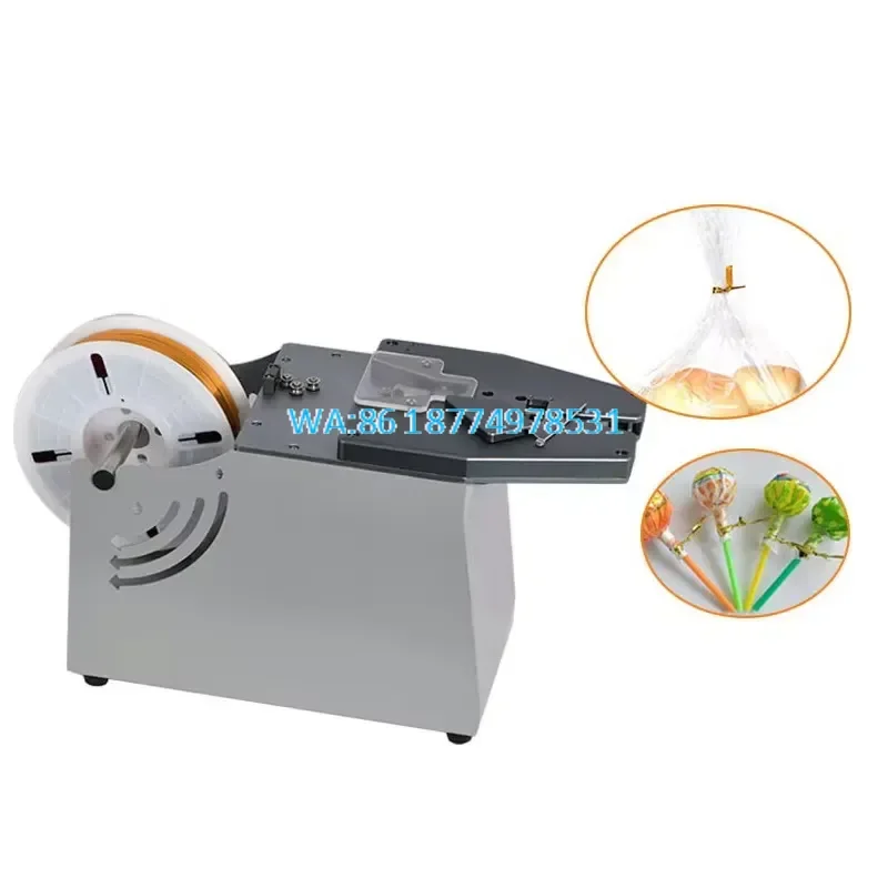 Wmwmnu for Intelligent Bread Bag Twist Tie Golden Thread Candy Tying Automatic Wire Twisting