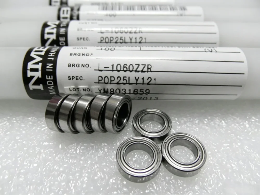 20 Stück/100 Stück Original NMB Hochgeschwindigkeitslager L-1060ZZ 6*10*3 mm MR106ZZ Präzisions-Miniaturkugellager MR106 1060 6x10x3 mm – Detail 1
