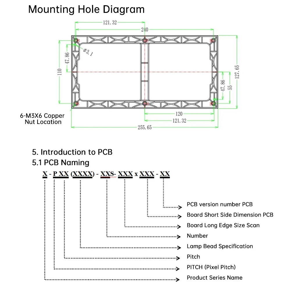 Panel Display layar LED modul penuh warna P4 128*128mm untuk Display spanduk iklan layar LED luar ruangan 1024 Titik