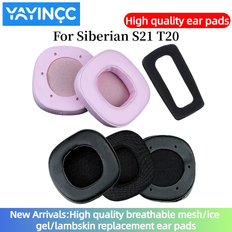 

YAYINCC Replacement Ear pads Fits For Siberian S21 T20 Headphones Ear Cushions Earpads headset