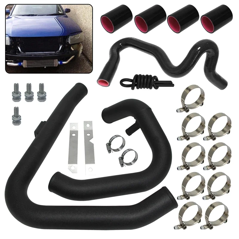 

Aluminum Upgrade Intercooler Piping Pipe Kit Fit For Audi A4 Quattro B5 VW Passat GLS B5 1.8T 1996-2001 Black