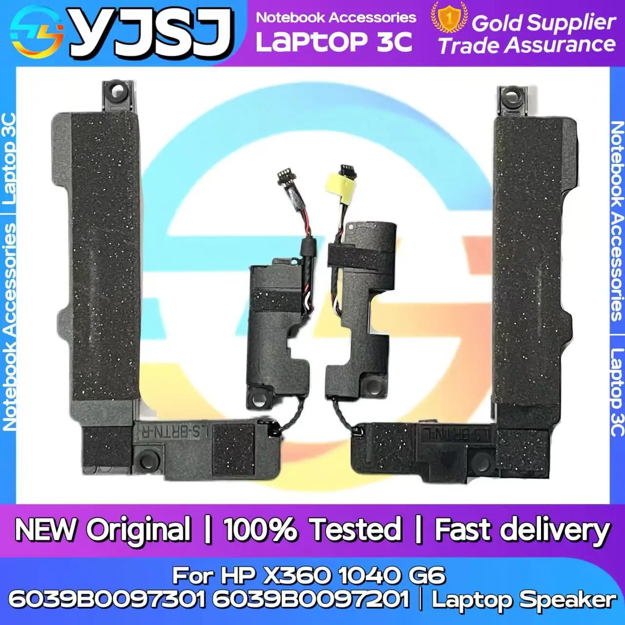 New Original Laptop Notebook Audio Speaker For HP Elitebook X360 1040 G5 1040 G6 built-in left and right speaker horn audio