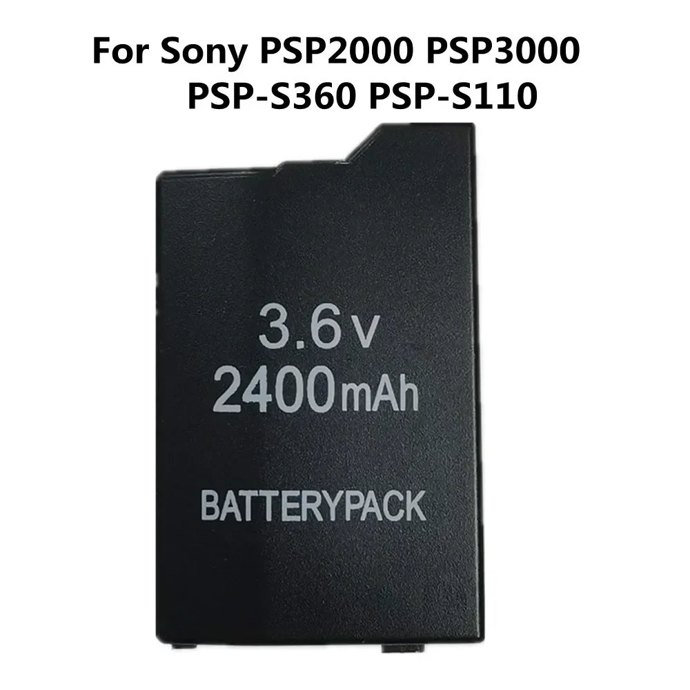 PSP 2000 / 3000 2400mAh Battery For Sony PSP2000 PSP3000 PSP-S110  PSP-S360 Console Game Rechargeable Batteries Fast Shipping