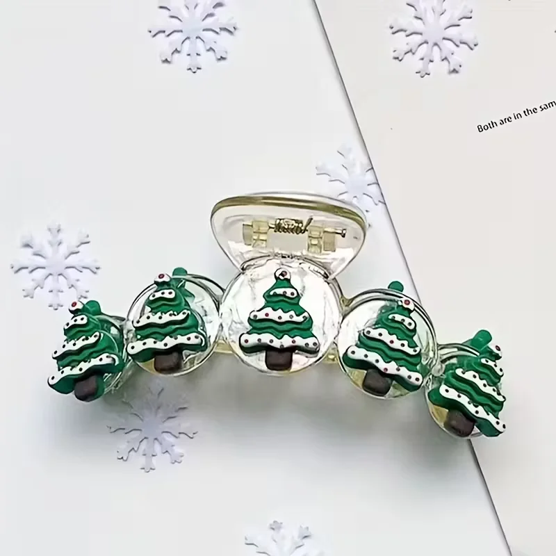 Große Weihnachtsmann- und Rentier-Haarspangen – Elegante und niedliche Haarspangen für Damen. – Detail 4