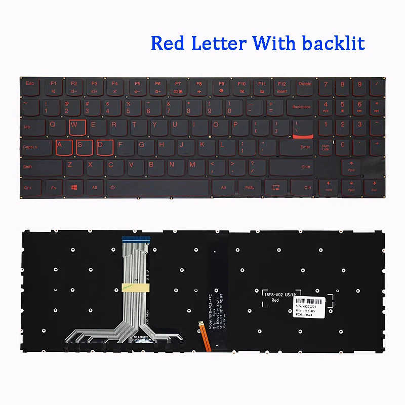 Nowa oryginalna klawiatura do laptopa LENOVO Legion Y7000 Y7000P 2019 Y530 Y540-15ICH/IRH